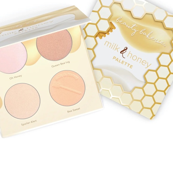 NWT BEAUTY BAKERIE Milk & Honey Highlighting Palette - Picture 5 of 8